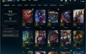 Conta league of legends - Platina 2 - lvl 41