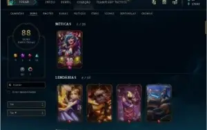 Conta Unranked 88 Skins (Graves Vitorioso, Maokai Vitorioso)