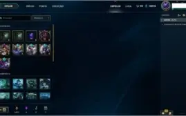 Conta 190 skins Terminou D4 MAs net lixo perdeu borda