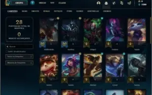 Conta platina 3 sem email confirmado com 3 skins e 31 champs