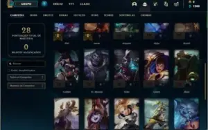 Conta platina 3 sem email confirmado com 3 skins e 31 champs