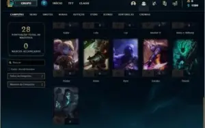 Conta platina 3 sem email confirmado com 3 skins e 31 champs