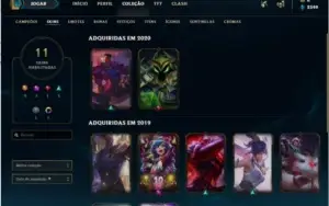 Conta LOL Plat 3 - bom mmr