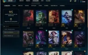 Conta LOL Plat 3 - bom mmr