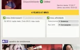 Conta Feminina IMVU com AP , AGE e muito outros produtos