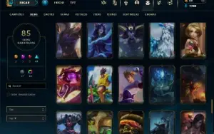 Bronze 1 com 90 Champs e 85 Skins