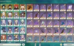 Zhongli + Shogun + Klee + Venti + Kokomi + Tumulo