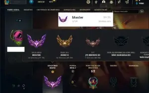 Conta Mestre com 35 Champs e 37 PDL ( 66% de Win Rate )