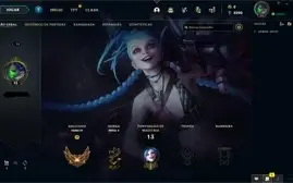 Conta gold IV Muitas skins boas espolio