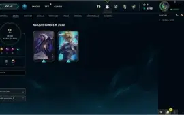 Conta gold IV Muitas skins boas espolio