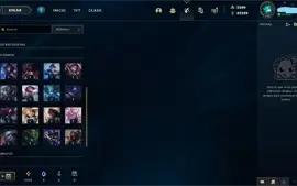Conta de lol com mais de 500 reais gastos,87 skins e +