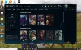 Conta lol Platina Sesson Passada.
