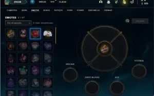 Conta ouro 4 com 28 Champs e 9 Skins + 1 Fragmento