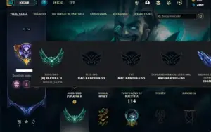 Conta Platina 2 com 55 Champs e 41 Skins + 2 Miticas