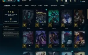 Conta Platina 2 com 55 Champs e 41 Skins + 2 Miticas