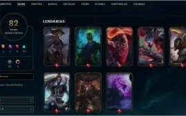Conta LOL Grão Mestre Flex 400+ pdl, Diamante Solo