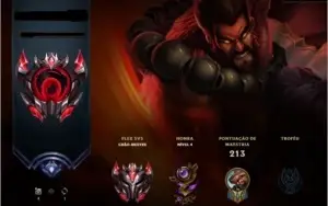 Conta LOL Grão Mestre Flex 400+ pdl, Diamante Solo