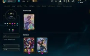 Bronze 2 com TODOS os Champs e 120 Skins ( ADC / SUP ) +RP