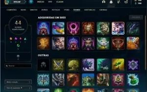 Conta prata 1 com 20 Champs e 3 Skins + 700 RP