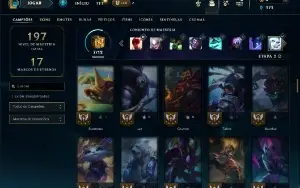 Mestre com 90 Champs e 25 Skins ( 53 PDL )