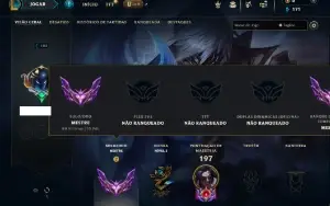 Mestre com 90 Champs e 25 Skins ( 53 PDL )