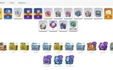 Clash Royale nv 14 / 14k gemas / Emblema CRL 2022