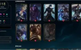 CONTA LOL DIAMANTE 1 300 CHAMPIONS 118 SKINS 20 M7 PAX SIVIR