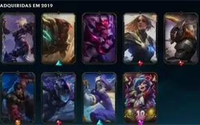 Conta sem ranque, level 30, com skins tops