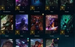 Conta sem ranque, level 30, com skins tops