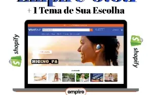 Tema Shopify Empire + Atualizações E Brindes