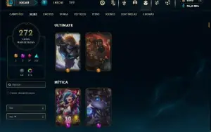 Ferro 3 com TODOS os champs e 272 Skins ( MAIN JG )