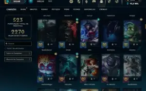 Ferro 3 com TODOS os champs e 272 Skins ( MAIN JG )