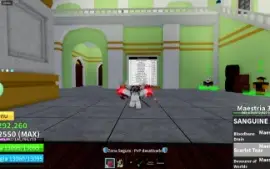Conta blox fruits com dragon sanguine todas espadas e armas