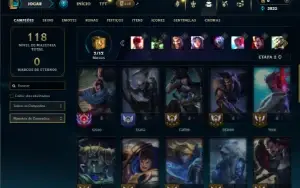 Ferro 1 com 35 Champs e 2 Skins