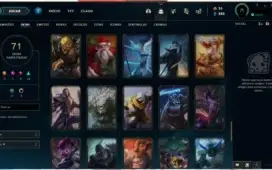 Conta Diamond, Com 102 campeões e 71 skins