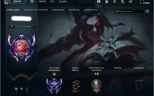 CONTA DIAMANTE 4 LOL 71% DE WINRATE