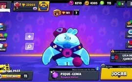 brawl star / 22.000 troféus / 135 nível xp / 51 brawlers