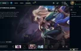 JANNA VITORIOSA - CONTA RARA. 4 VEZES DIAMOND, 3 VEZES PLAT.