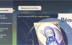 Conta Genshin Eula, Yoimiya, Zhongli, Kokomi + 4 T5 + Harpa