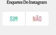 Votação em Enquetes Instagram