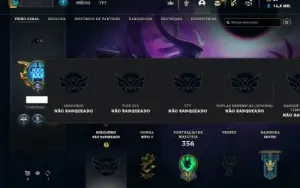 Unranked com TODOS os champs e 170 Skins + Rammus Rei