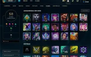 Conta Diamante 4 - Smurf LOL (league of legends) ELOMOON