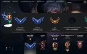 conta diamante 1 275 SKins mono zed e akali