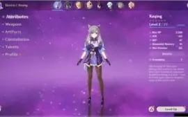 Keqing + Noelle C3 + Chongyun AR7