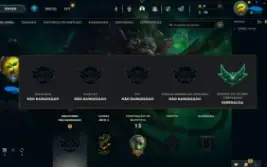 Conta unranked com MMR ÓTIMO 27W/3L na Season 2021