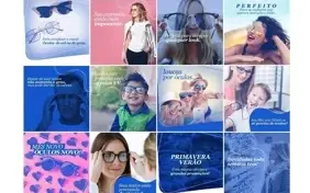 +120 Artes Prontas Editáveis Ótica Oftalmologista Psd