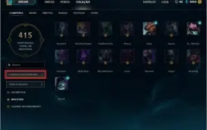 Conta League of Legends, Platina 5, 137 Skins