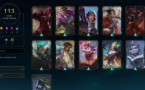 Conta Gold 1 Mais De 100 Skins ( 11 Lendarias) Ex Diamante