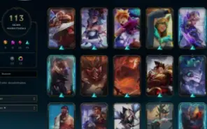 Conta Gold 1 Mais De 100 Skins ( 11 Lendarias) Ex Diamante