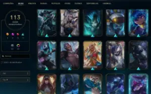 Conta Gold 1 Mais De 100 Skins ( 11 Lendarias) Ex Diamante